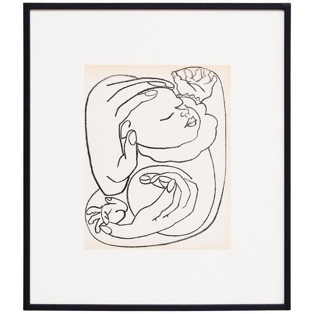 Françoise Gilot, Pages D'amour, 1951, Lithograph, Framed For Sale - Image 11 of 11