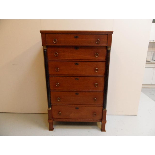 Antique Dutch Oak Chiffoniere Chest of Drawers For Sale - Image 11 of 11