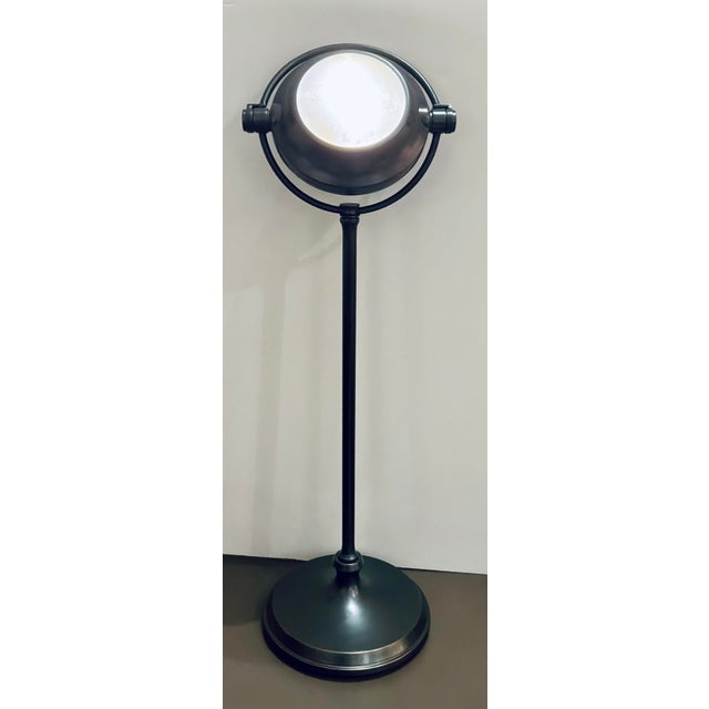 Modern Industrial Modern Spotlight Table Lamps Pair For Sale - Image 3 of 6