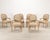 French Set of Six Kreiss Louis XVI Style Cerused Oak Dining Armchairs For Sale - Image 3 of 18