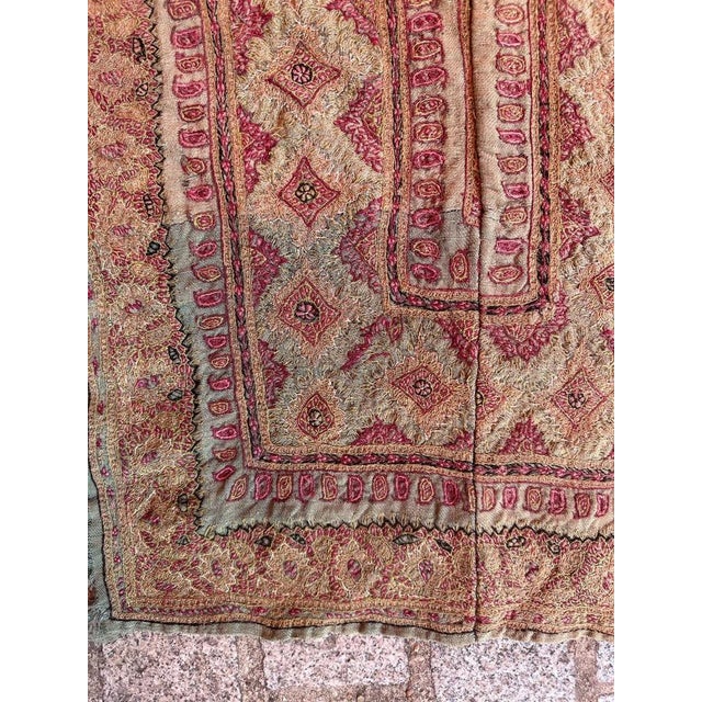 Vintage Termeh Embroidery, 1890s For Sale - Image 12 of 17