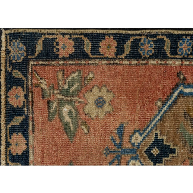 Early 21st Century Turkish Mini Rug Oriental Hand Knotted Vintage Rug 1'6" x 2'8" #21241 For Sale - Image 5 of 8
