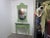 Green 1990s Mid-Century Hand Painted Apple Green Italian Console With Mirror - 2 Pieces For Sale - Image 8 of 8