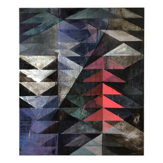 Michael Conrads, Abstract Composition, Oil & Mixed Media Painting on Canvas, 2010 For Sale