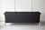 Vintage Danish Three-Seater Sofa in Black Leather, 1970s For Sale - Image 4 of 6