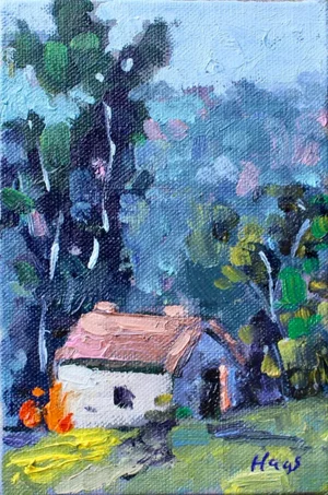 Modern Impressionist Oil Landscape