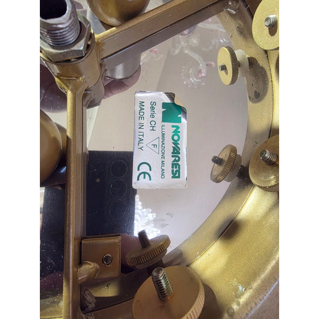 Glass Murano Pendant Lights from Novaresi, 1980s, Set of 2 For Sale - Image 7 of 14