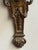 Ornate antique cast bronze three-light wall candle sconce in the Louis XVI / Neoclassical Revival taste, likely dating to...