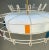 Vintage Mid-Century Modern Wire Pendant Fixture For Sale In West Palm - Image 6 of 12
