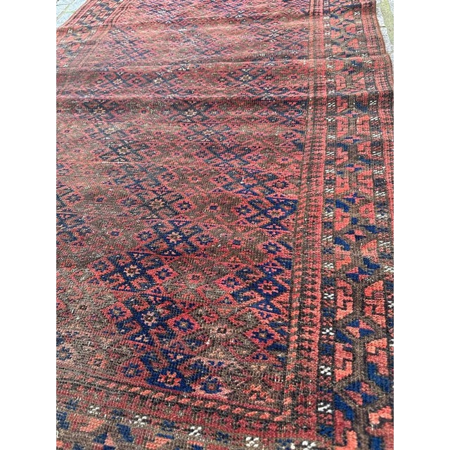 Turkmen Baluch Rug, 1950s For Sale - Image 10 of 18