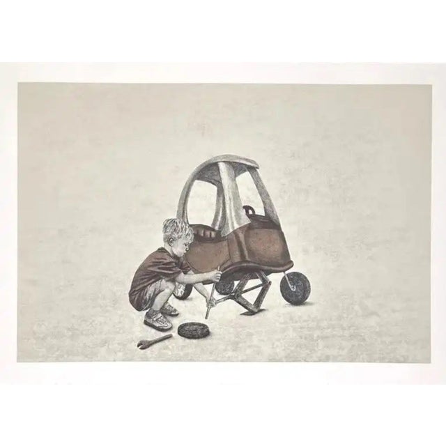 Contemporary Andrew Scott, The Mechanic, 2024, Paper For Sale - Image 3 of 3