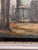 19th Century Belgian Flemish Oil Woman by the Shrine For Sale - Image 12 of 12