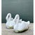 Vintage Cast Concrete Swan Planters - Pair For Sale In West Palm - Image 6 of 12
