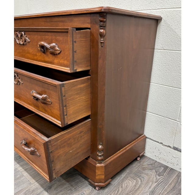 Antique 19th Century Victorian Eastlake Dresser Commode For Sale - Image 10 of 12