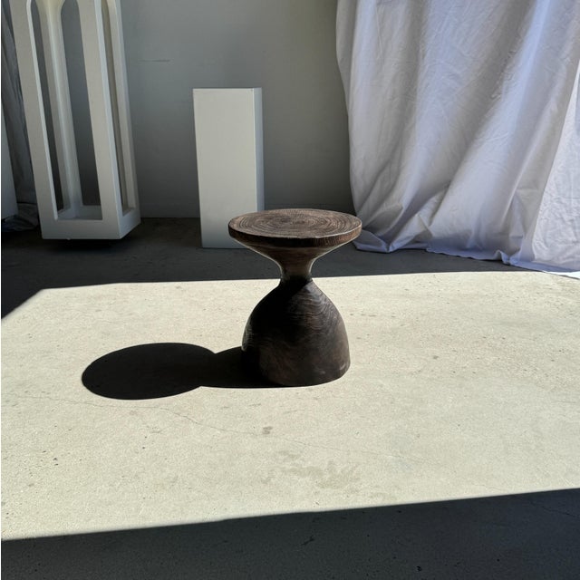 1980s Vintage Wooden Side Table, 1980s For Sale - Image 5 of 11