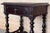 Brown 20th Pair of Spanish Carved Nightstands With Drawer For Sale - Image 8 of 10