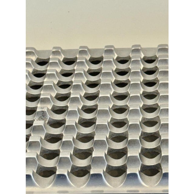 Silver Ultima 30 Aluminum Ashtray by Holger Backstrom & Bo Ljungberg For Sale - Image 8 of 10