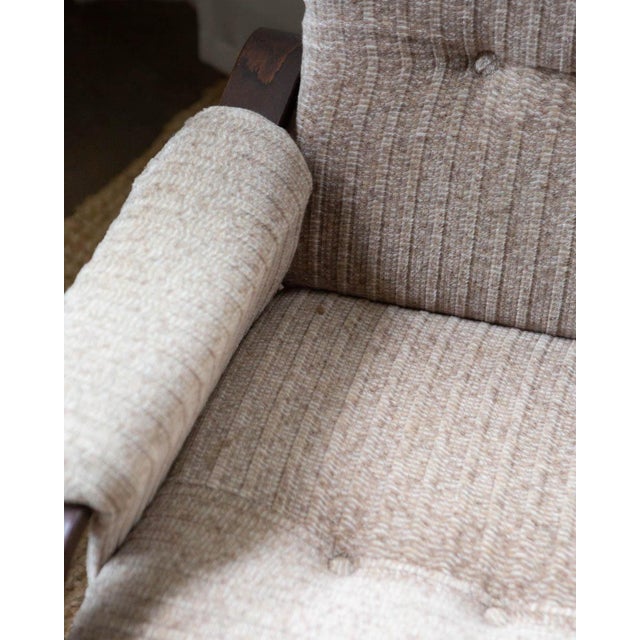 Mid-Century Modern 1960s Danish Beech Lounge Chairs - A Pair For Sale - Image 3 of 14