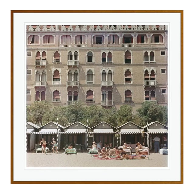 Contemporary Hotel Excelsior 1957 by Slim Aarons Brown Framed C-Print For Sale