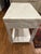 Beautiful like new condition 100% Volakas marble island crafted to look like one continuous slab. It could push up against...