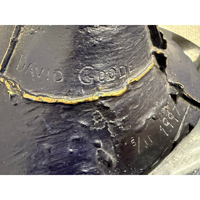 Circa 1997 David Goode "Super Model" Bronze Sculpture Limited Edition 5 of 11 For Sale - Image 9 of 12