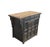 Chinese Black 3 Drawer Solid Wood Coffer For Sale - Image 3 of 13