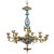 Louis XVI Style Sevres Porcelain Chandelier for 15 Candles For Sale - Image 3 of 8