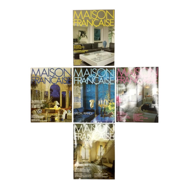 French Interior Decorating Magazines - Set of 5 For Sale