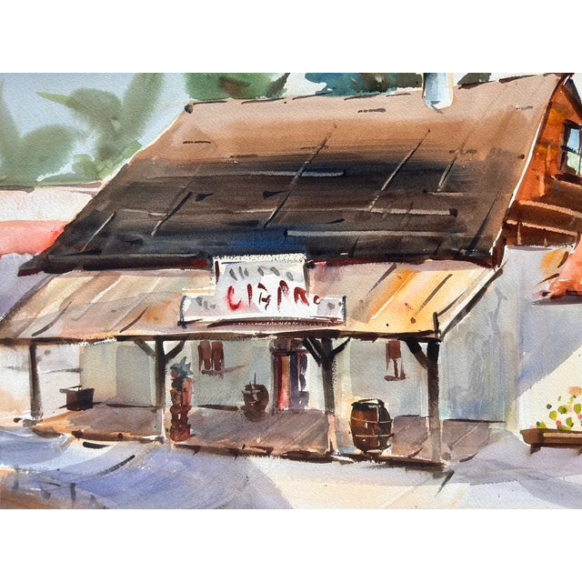 This is a gorgeous Original Watercolor painting done on heavy Arches Paper by Listed California artist, Rich Buchwald...