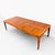 Monumental mid century extension dining table in newly refinished condition, designed by Michael Taylor and produced by...