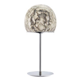 Tartufo Lamp, Large, Silver & Alabaster For Sale
