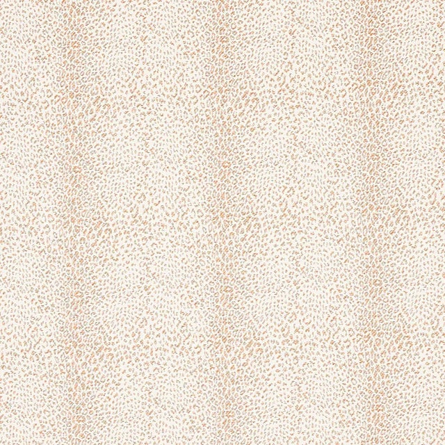 Boho Chic Schumacher Mini Leopard Outdoor Fabric in Orange For Sale - Image 3 of 3