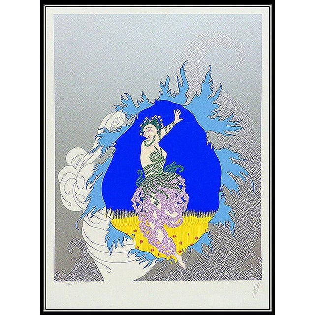 Message us to inquire about custom framing options! (Included for free with every purchase) Erte Serigraph "The Coming of...