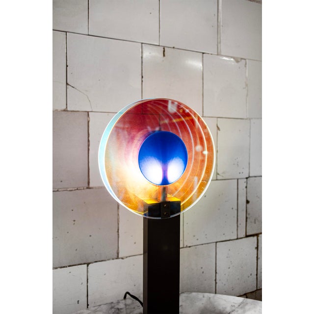 Targetti Sankey Table Lamp with Steel Structure, 1980s For Sale - Image 4 of 7