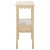 Heaven Scalloped Low Drawer Accent Table in Natural For Sale - Image 9 of 10