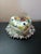 1980s Exquisite Hand Painted Talavera Mexican Folk Art Heart Shaped Trinket Box For Sale In Dallas - Image 6 of 6