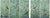 24'*48"/Panel*5ps, a Set of 5 Panels Aqua Green Chinoiserie Wall Artwork For Sale