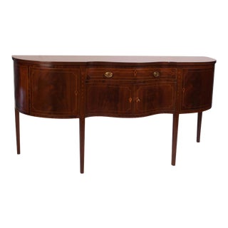 Circa 1800 Federal Mahogany Sideboard, American For Sale