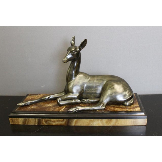 Irénée Rochard, Art Deco Antelope, 1920s, Babbitt For Sale - Image 12 of 15