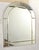 1970s Venetian Arch Shaped Beveled Glass Brass Wall Mirror Hollywood Regency For Sale - Image 14 of 14