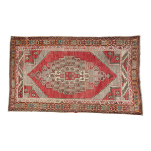 Anatolian 1950s Oushak Carpet