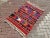 This beautiful, vintage, handwoven kilim is approximately 60 years old. It is handmade, of very fine quality hand spun...