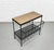 Mid-Century Modern Mid Century Modern Industrial Black Metal Magazine Stand / Side Table, C. 1960's For Sale - Image 3 of 11