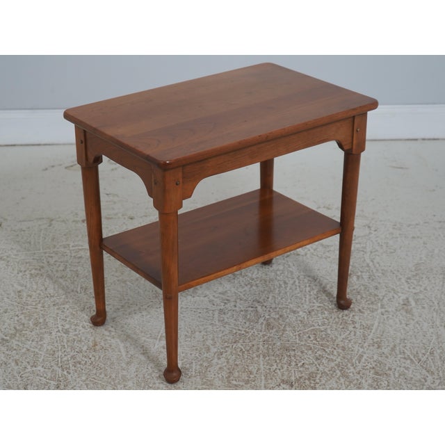 Age: Approx: 40 Years Old Details: Cherry Valley Collection Cherry High Quality Construction Queen Anne Legs & Pad Feet...