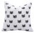 Fabdivine Halloween Cat Face Pillow Cover Artisan Cotton Cushion for Festive Home Décor Size 16x16- Kitty For Sale