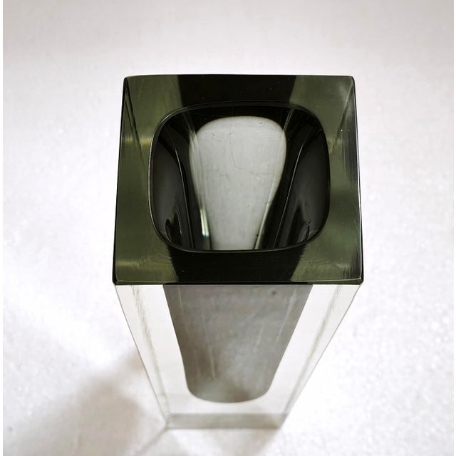 Large Murano Sommerso Glass Vase from Alessandro Mandruzzato, 1970s For Sale - Image 6 of 18