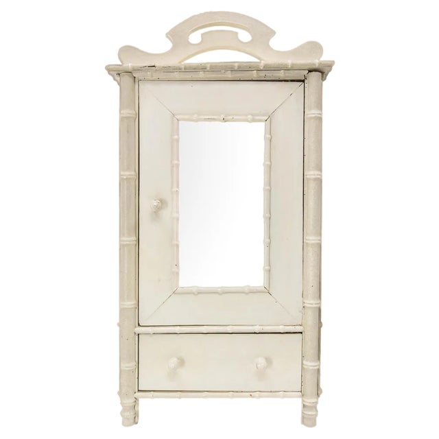 French Armoire with Mirror, 1900s For Sale