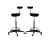 Leather and Steel Swivel Stools by George Nelson for Vitra, 2001, Set of 2 For Sale