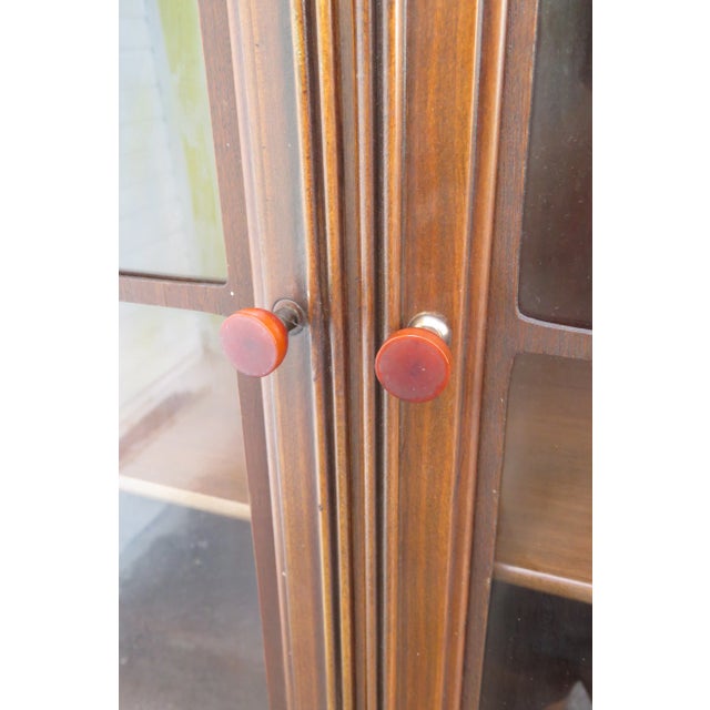 Early 20th Century Art Deco Early 1900s Tall Secretary Desk 6142 For Sale - Image 5 of 18