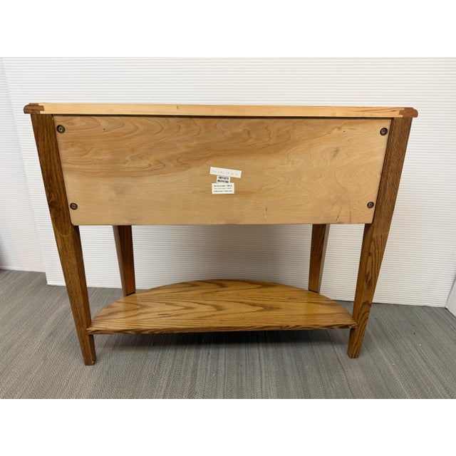 Ballard Design Newport Demi-Lune Table For Sale - Image 10 of 11
